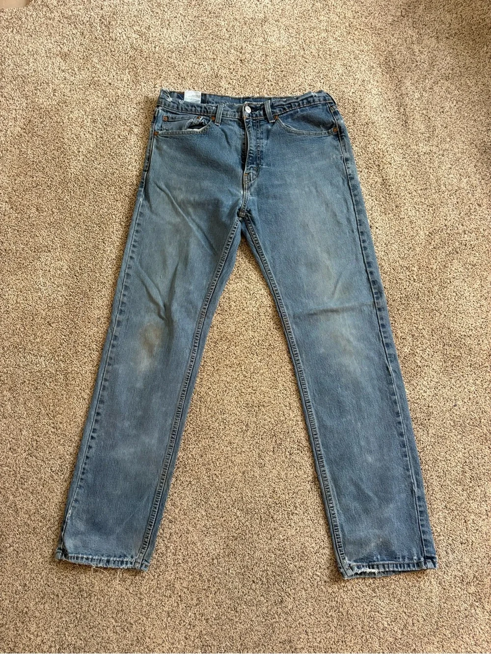 Levi’s 505 Regular Fit Jeans Medium Wash Blue Size 34x32